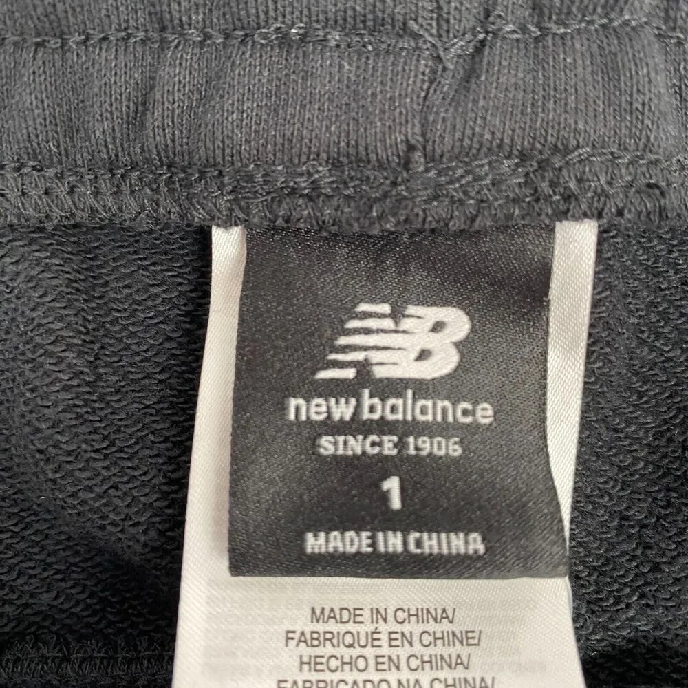 New Balance Men’s Sweatpants Warped Classic Terry Joggers Size Small Black NEW